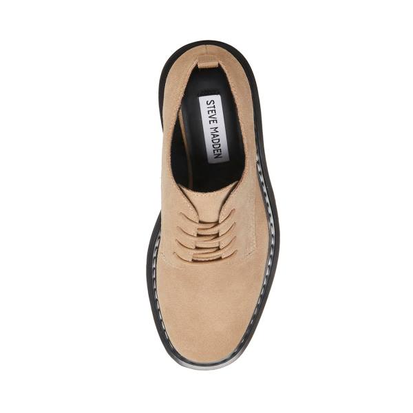 Steve Madden Sebastian Sand Süet Loafer Ayakkabı Kadın Kahverengi | SM-921NU