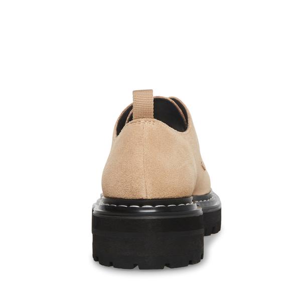 Steve Madden Sebastian Sand Süet Loafer Ayakkabı Kadın Kahverengi | SM-921NU