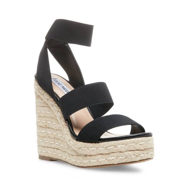 Steve Madden Shimmy Sandalet Kadın Siyah | SM-632TR