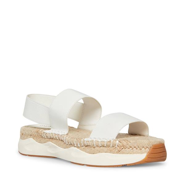 Steve Madden Sirrius Fabric Sandalet Kadın Beyaz | SM-706EY