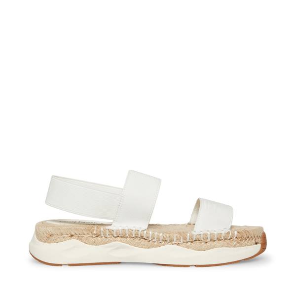 Steve Madden Sirrius Fabric Sandalet Kadın Beyaz | SM-706EY