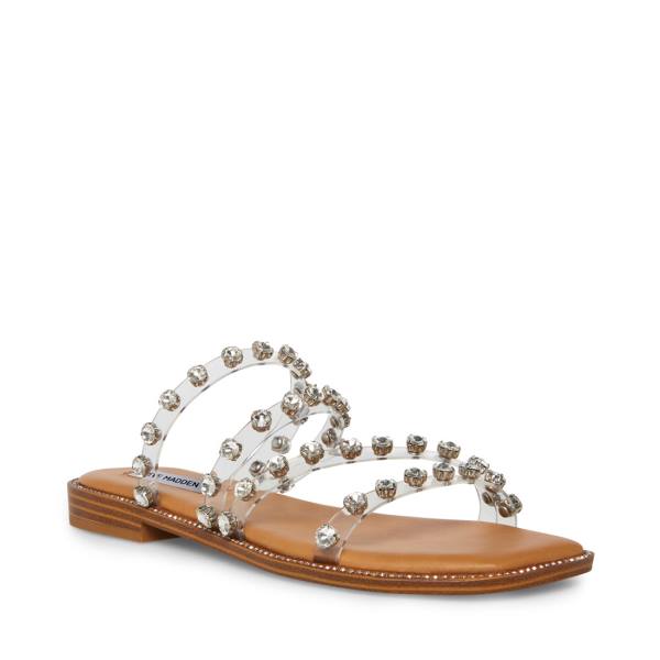 Steve Madden Skyler Sandalet Kadın Clear | SM-279MW