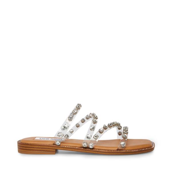 Steve Madden Skyler Sandalet Kadın Clear | SM-279MW