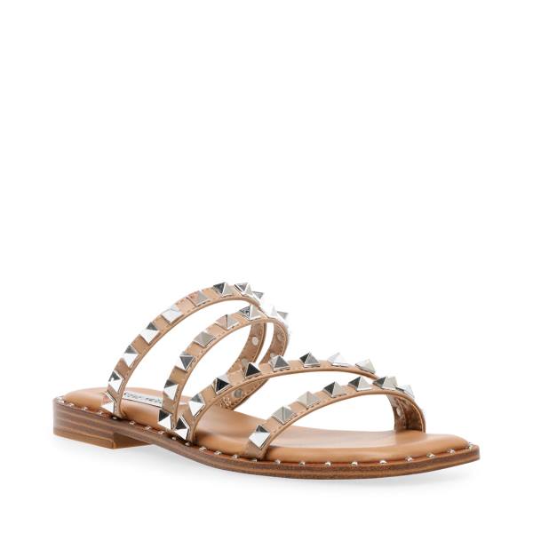 Steve Madden Skyler Tan Sandalet Kadın Kahverengi | SM-895LF