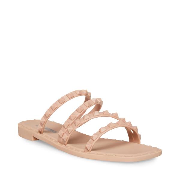 Steve Madden Skyler-j Blush Sandalet Kadın Pembe | SM-098BZ