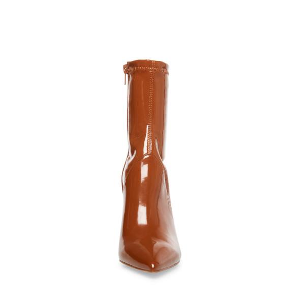 Steve Madden Slade Cognac Rugan Bot Kadın Kahverengi | SM-248RS