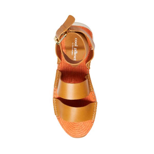 Steve Madden Springs Tan Paris Sandalet Kadın Kahverengi | SM-086JW