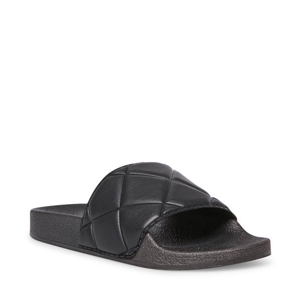 Steve Madden Squishy Sandalet Kadın Siyah | SM-028VK