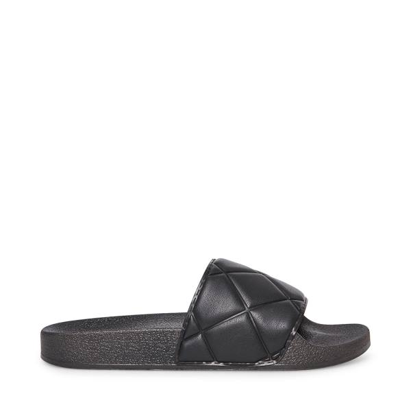 Steve Madden Squishy Sandalet Kadın Siyah | SM-028VK