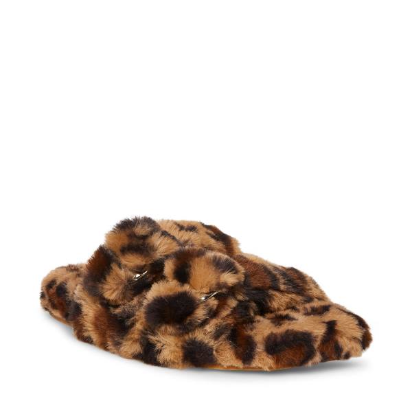 Steve Madden Staycation Leopard Terlik Kadın Leopar | SM-185WV