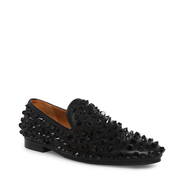 Steve Madden Stefanoo Studs Elbise Ayakkabısı Erkek Siyah | SM-340NV