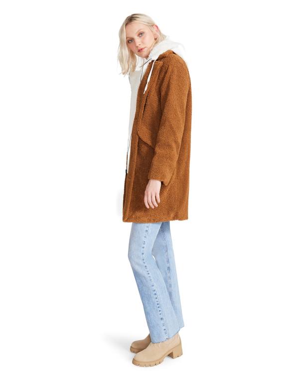 Steve Madden Teddy Sherpa Kaban Kadın Kahverengi | SM-570PD