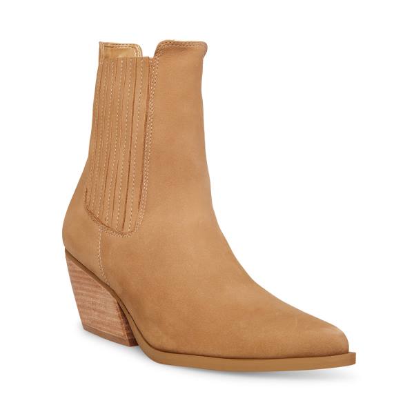 Steve Madden Terezza Tan Nubuck Bot Kadın Kahverengi | SM-580GL