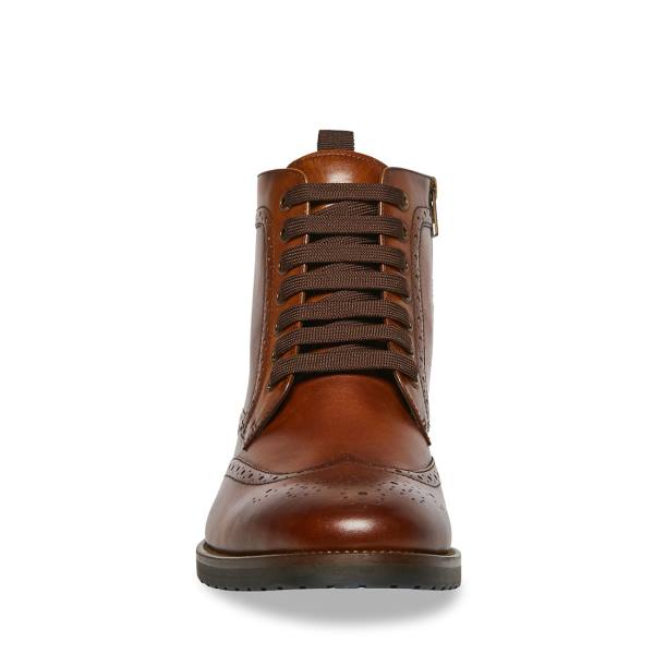 Steve Madden Tilman Tan Deri Bot Erkek Kahverengi | SM-087XH