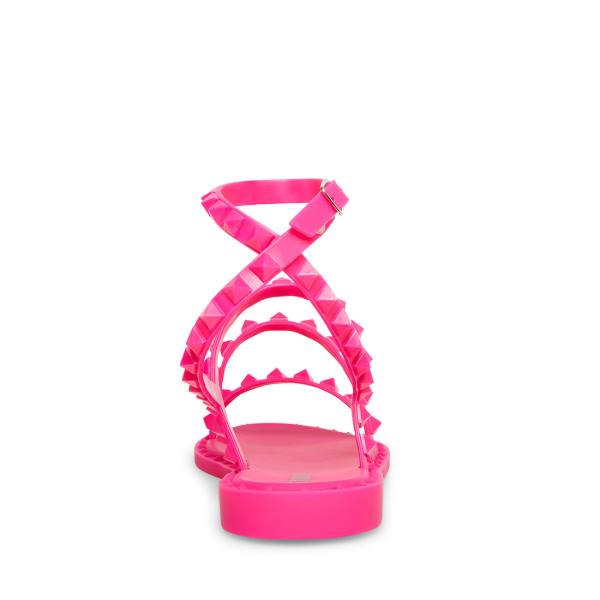 Steve Madden Travel-j Sandalet Kadın Pembe | SM-805XZ