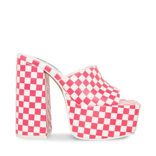 Steve Madden Trixie Heel Topuklu Ayakkabı Kadın Pembe Beyaz | SM-735RF