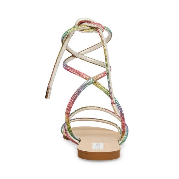 Steve Madden Twirl-r Rainbow Sandalet Kadın Renkli | SM-750DE