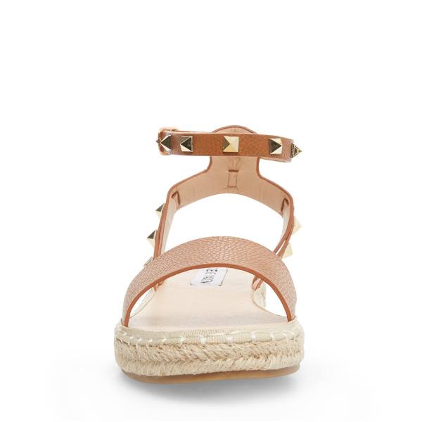 Steve Madden Ultimate Cognac Sandalet Kadın Kahverengi | SM-520ZE