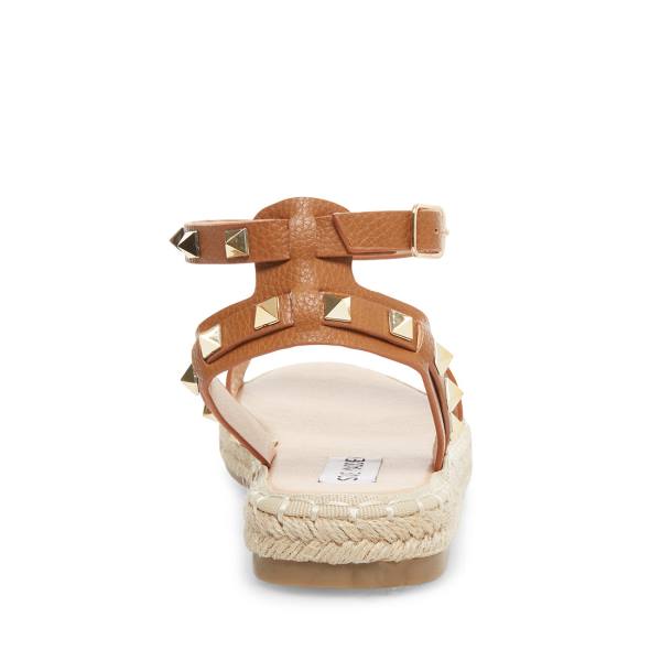 Steve Madden Ultimate Cognac Sandalet Kadın Kahverengi | SM-520ZE