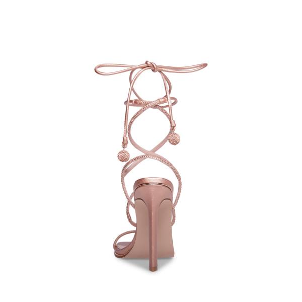 Steve Madden Unveil Heel Topuklu Ayakkabı Kadın Pembe Altın | SM-573NX