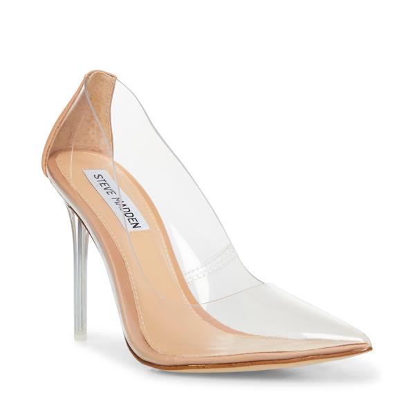 Steve Madden Vala Heel Topuklu Ayakkabı Kadın Clear | SM-493ZD