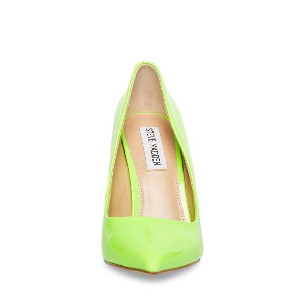 Steve Madden Vala Lime Heel Topuklu Ayakkabı Kadın Açık Yeşil | SM-781OY