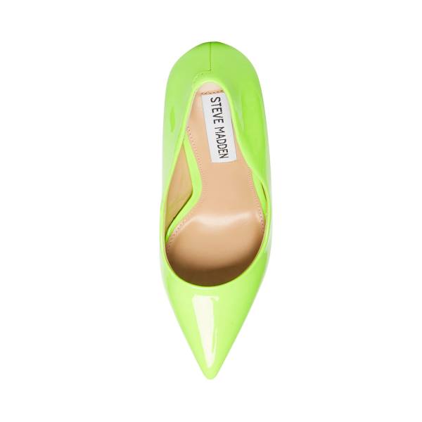 Steve Madden Vala Lime Heel Topuklu Ayakkabı Kadın Açık Yeşil | SM-781OY