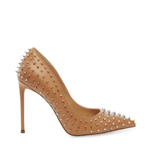 Steve Madden Vala-s Tan Heel Topuklu Ayakkabı Kadın Bej Rengi | SM-641BC