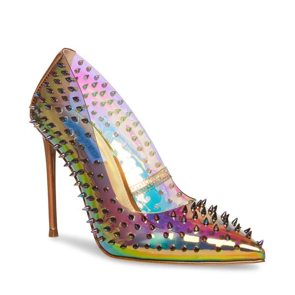 Steve Madden Valir Heel Topuklu Ayakkabı Kadın Rainbow | SM-692BE