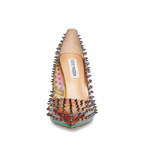 Steve Madden Valir Heel Topuklu Ayakkabı Kadın Rainbow | SM-692BE