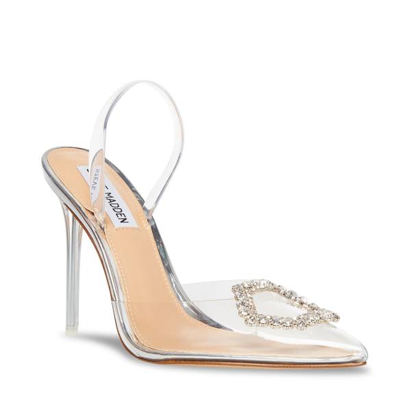 Steve Madden Vionnet Heel Topuklu Ayakkabı Kadın Clear | SM-029XK