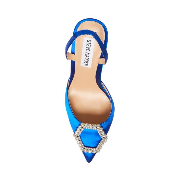 Steve Madden Vionnet Heel Topuklu Ayakkabı Kadın Mavi | SM-640BG