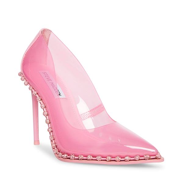 Steve Madden Vyper Dusty Heel Topuklu Ayakkabı Kadın Pembe | SM-654DW