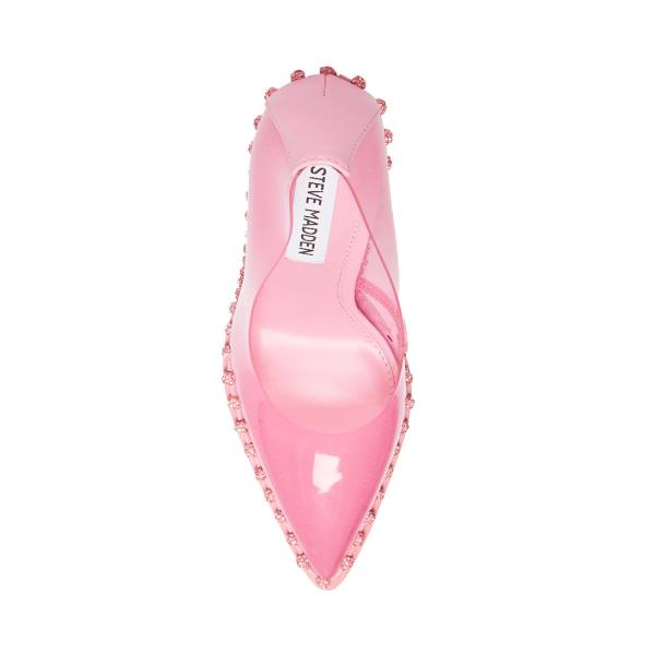 Steve Madden Vyper Dusty Heel Topuklu Ayakkabı Kadın Pembe | SM-654DW