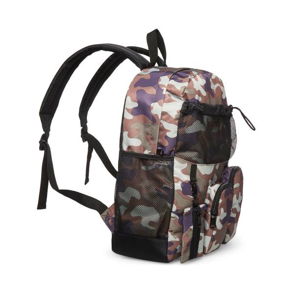 Steve Madden With Clipp-off Pouch Camo Sırt Çantaları Kadın Siyah | SM-137SJ