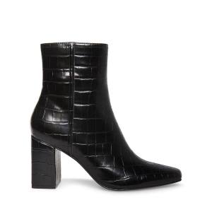 Steve Madden Divine Crocodile Bot Kadın Siyah | SM-984QP