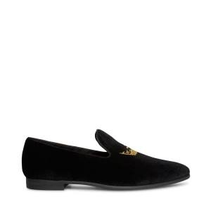 Steve Madden Edmund Velvet Elbise Ayakkabısı Erkek Siyah | SM-045UB