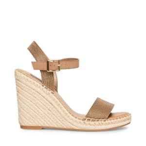 Steve Madden Gamora Taupe Sandalet Kadın Gri Kahverengi Renkli | SM-821QX