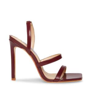 Steve Madden Grade Burgundy Heel Topuklu Ayakkabı Kadın Bordo | SM-026NH