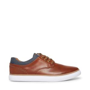 Steve Madden Gully Tan Deri Spor Ayakkabı Erkek Kahverengi | SM-509TF