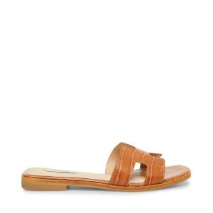 Steve Madden Hadyn Cognac Sandalet Kadın Kahverengi Renkli | SM-209LX