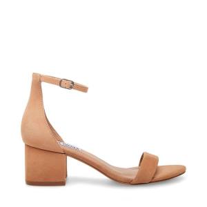 Steve Madden Irenee Tan Nubuck Heel Topuklu Ayakkabı Kadın Kahverengi | SM-368PW