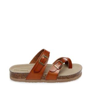 Steve Madden Jbeached Cognac Sandalet Çocuk Kahverengi | SM-468RF