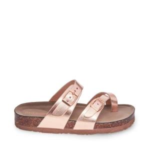 Steve Madden Jbeached Sandalet Çocuk Pembe Altın | SM-074BE