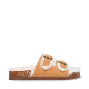 Steve Madden Jleena Cognac Terlik Çocuk Kahverengi Renkli | SM-184XV