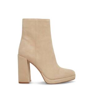 Steve Madden Main Sand Süet Bot Kadın Kahverengi | SM-678ZN