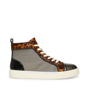 Steve Madden Promoter-s Leopard Spor Ayakkabı Erkek Siyah Leopar | SM-504HR