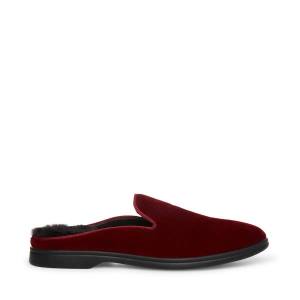 Steve Madden Questt Burgundy Velvet Spor Ayakkabı Erkek Bordo | SM-386HK