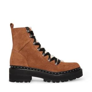 Steve Madden Rainier Chestnut Süet Bot Kadın Kahverengi | SM-562LQ