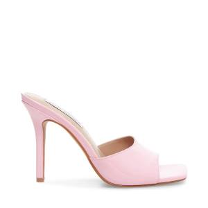 Steve Madden Signal Rugan Heel Topuklu Ayakkabı Kadın Pembe | SM-478GI